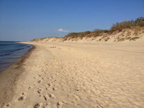 Куршская коса, 100 km isthmus is just beach from Kaliningrad to Klaipeda Куршская коса, 100 km isthmus is just beach from Kaliningrad to Klaipeda